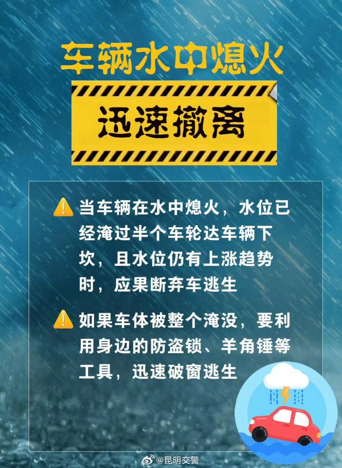 蜀黍的日常提醒—— 暴雨天气9个安全提醒