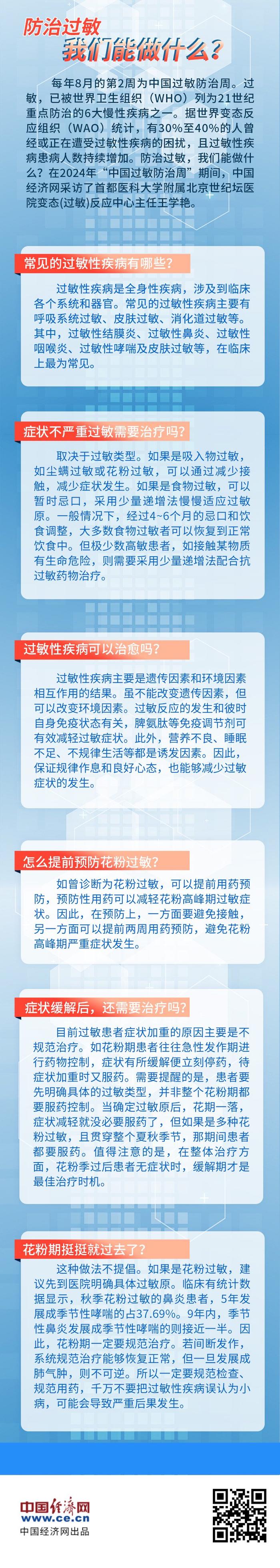 中国过敏防治周| 防治过敏，我们能做什么？