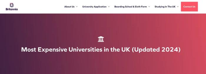 英国「最烧钱」大学排名发布！最贵专业每年学费竟然近7w英镑......