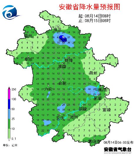 高温缓解，未来一周安徽省多雨水！