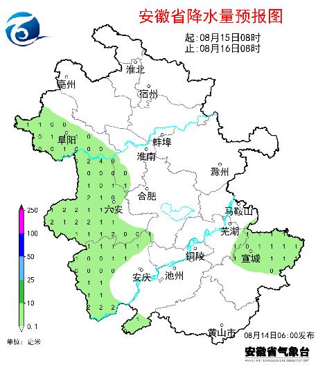 高温缓解，未来一周安徽省多雨水！