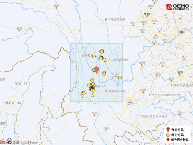 中国地震台网：云南丽江市古城区发生3.0级地震