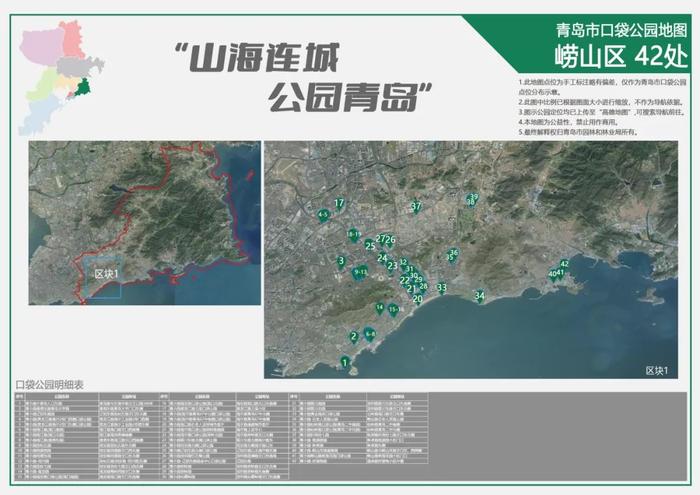 一键查询，一图尽览！青岛市口袋公园信息地图上线→