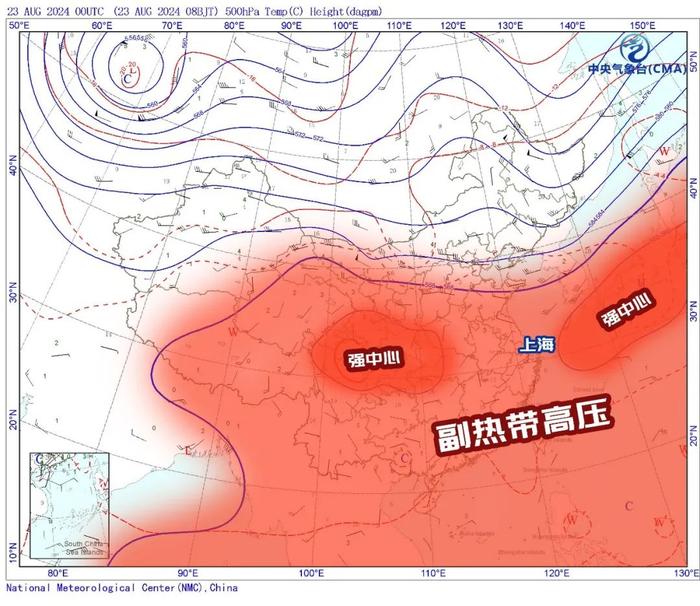 “小黄”一早发布！副热带高压再次强势控场，上海高温升级！下周一前后迎转折