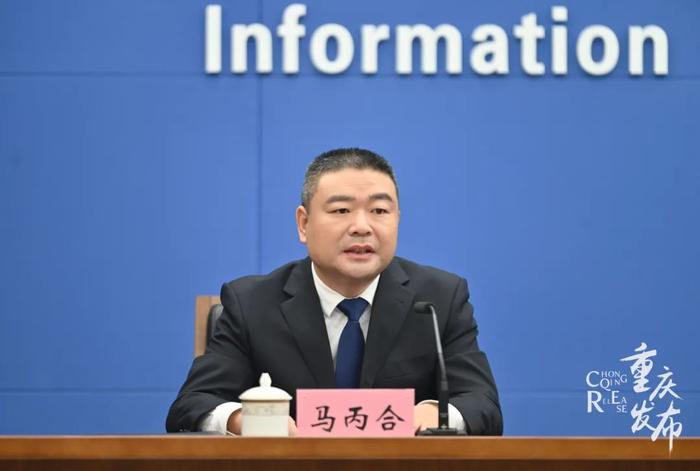 马丙合回答记者提问 邹乐 摄