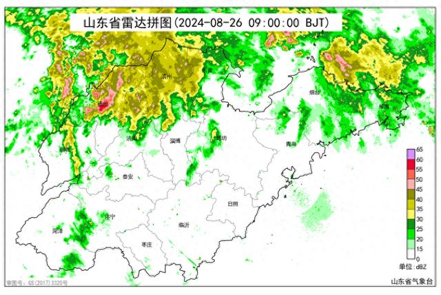 山东省发布强对流短时临近预警