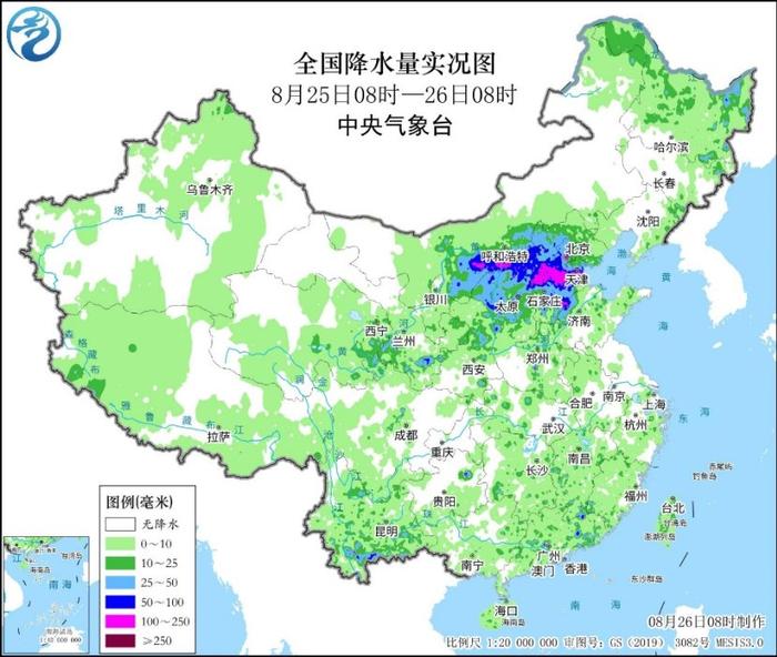 今日强降雨区位于山东河北等地 高温范围明起收缩