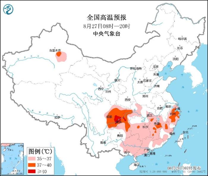 今日强降雨区位于山东河北等地 高温范围明起收缩