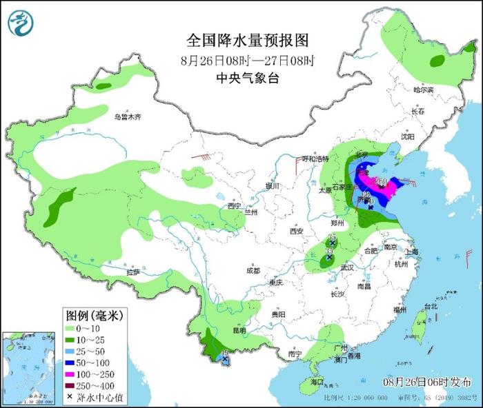 今日强降雨区位于山东河北等地 高温范围明起收缩