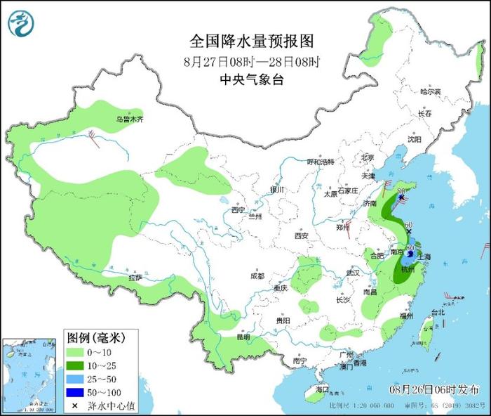 今日强降雨区位于山东河北等地 高温范围明起收缩