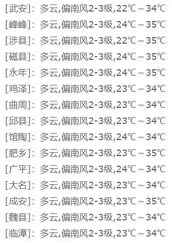 注意调整着装！邯郸明天气温……