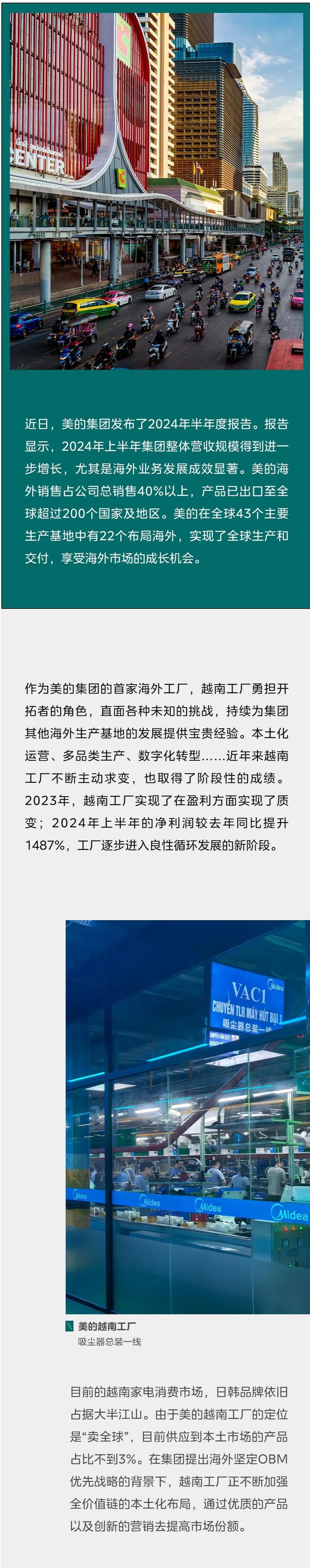 美的首家海外工厂何以选址越南？