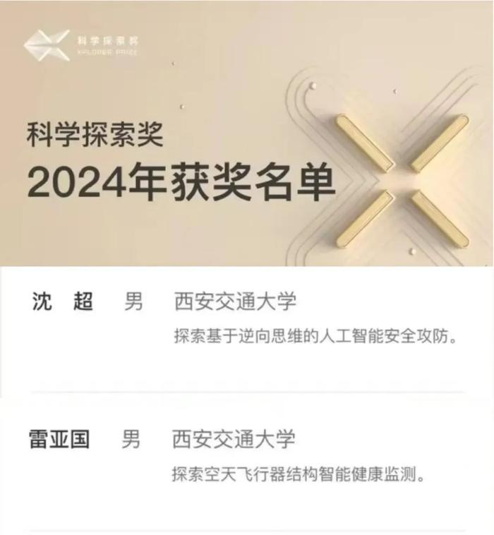 名单公布！陕西两位青年科学家上榜→