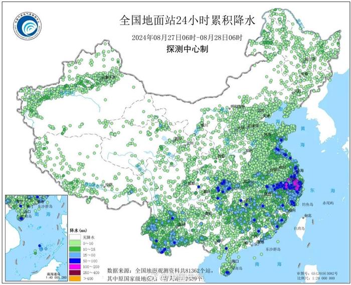 雨水+冷空气，浙江部分地区暴雨、雷雨大风！高温反扑倒计时