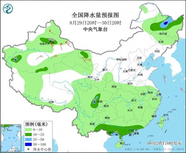 中央气象台：华南西南地区南部等地有分散性较强降水 南方高温天气将再次发展