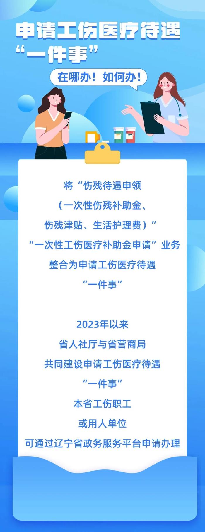 申请工伤医疗待遇“一件事”在哪办！如何办！