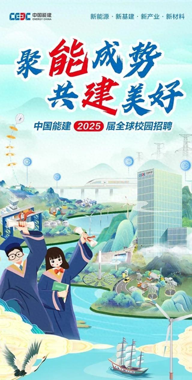 中国能建2025届全球校园招聘正式启动