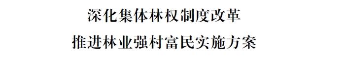 浙江省委办公厅省政府办公厅关于印发《深化集体林权制度改革推进林业强村富民实施方案》的通知