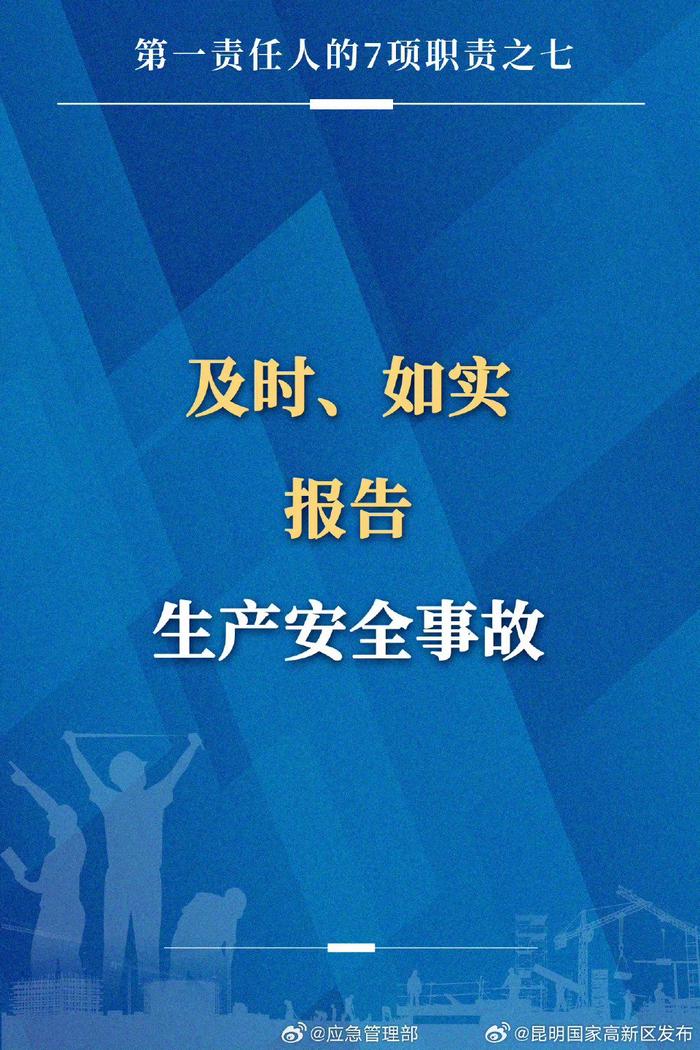 新修改安全生产法正式施行四周年，企业第一责任人的7项职责你记牢了吗？