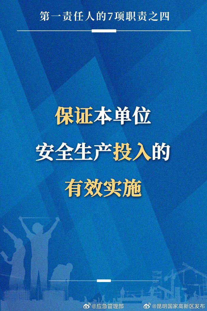 新修改安全生产法正式施行四周年，企业第一责任人的7项职责你记牢了吗？