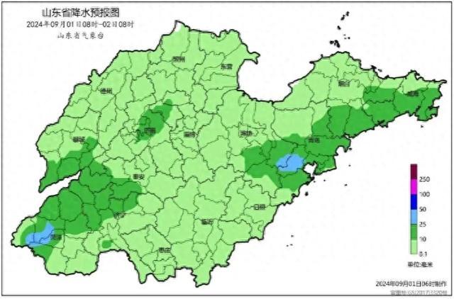 大部地区雷雨或阵雨，明天气温下降！山东最新预报