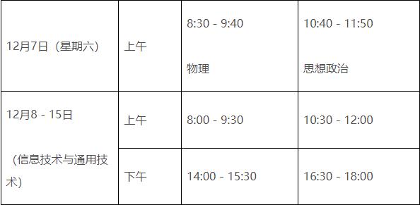 江西2024年下半年高中学考9月12日起报名