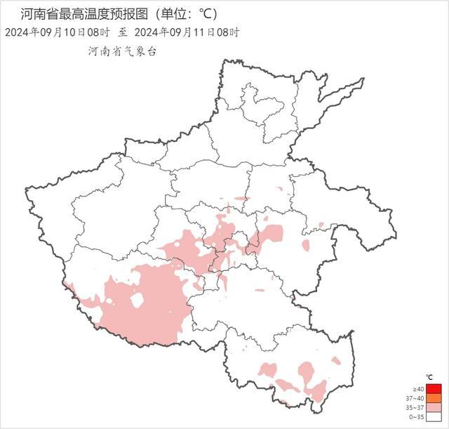 本周河南多分散性阵雨、雷阵雨，今明两天中南部有高温