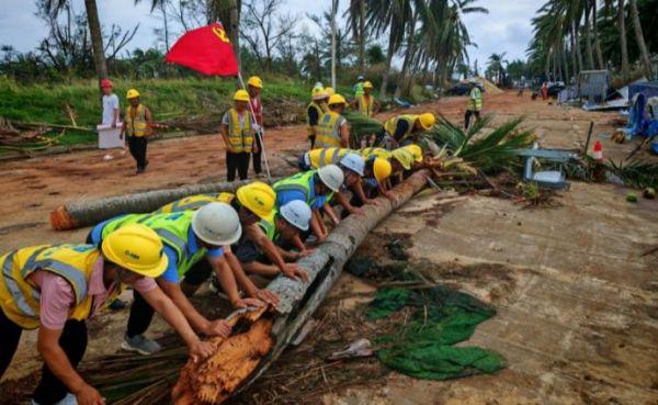 中建六局第五建设有限公司：全力驰援台风“摩羯”灾后恢复重建