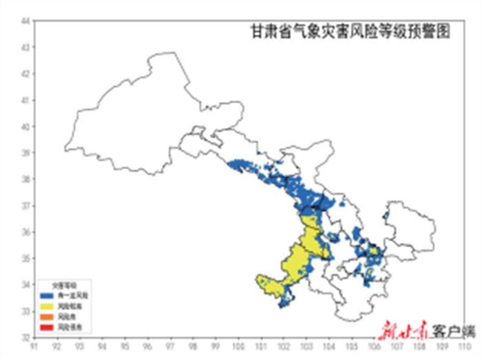 雨水频繁来扰！请注意防范！未来三天甘肃→