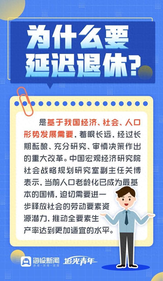 微海报丨一目了然！延迟退休政策全知全解