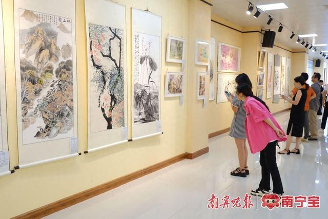 共计100幅！首届南宁市教职工书画作品展来了