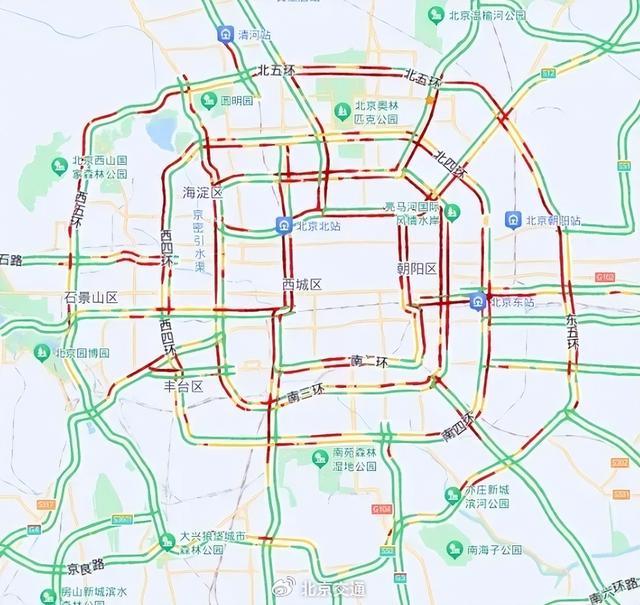 北京交通：中秋节前工作日+尾号不限行+服贸会，本周六或将成“全年最堵日”