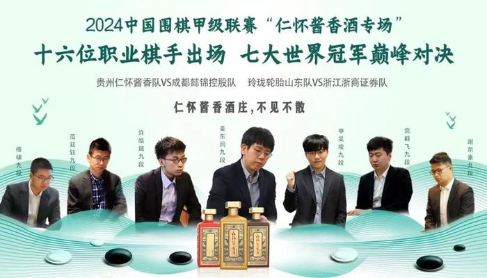 围甲再进仁怀酱香酒庄，四大战队十六高手激情相遇