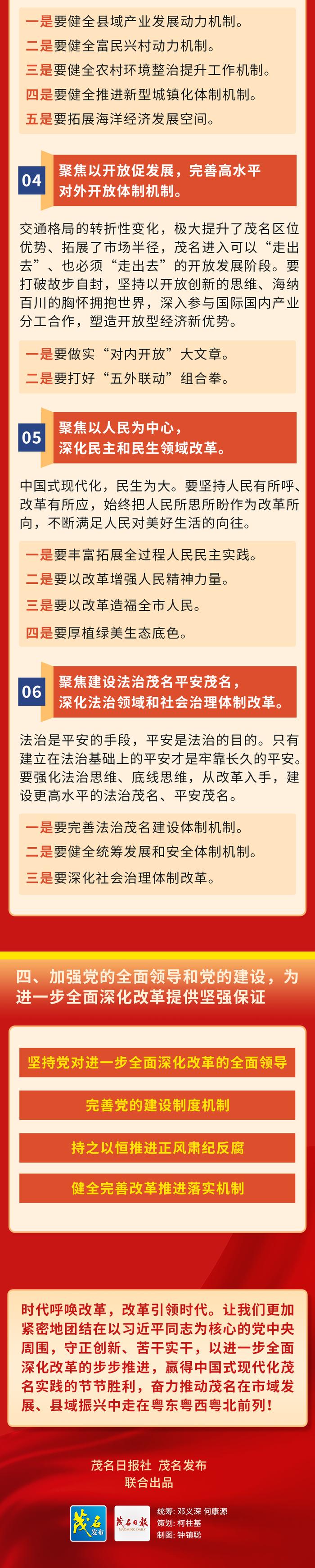 一图读懂市委十二届八次全会报告 | 进一步全面深化改革、奋力推进中国式现代化茂名实践