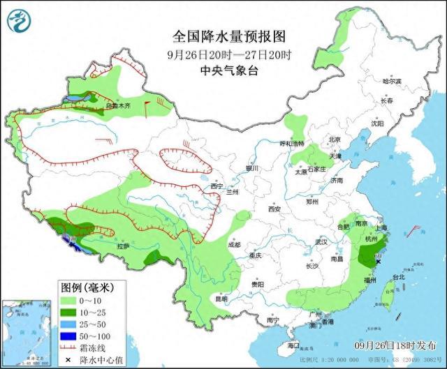 中央气象台：强冷空气将自西向东影响我国大部地区 西藏西南部有强降雪