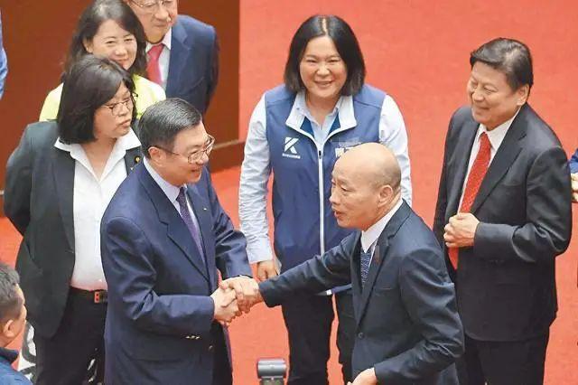 韩国瑜与卓荣泰见面  台湾民众党团：欢迎沟通