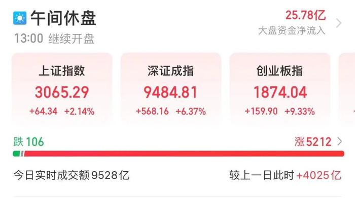 系统被买崩了？上交所紧急回应！A股沸腾，创业板指暴涨9%！