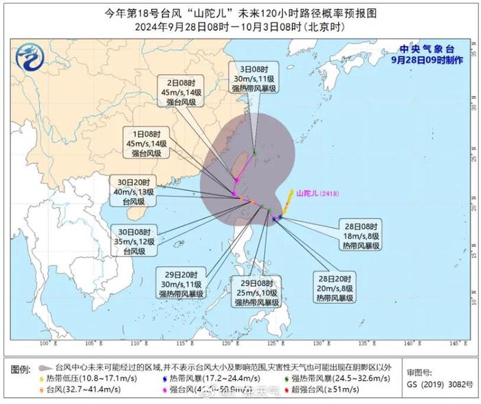 第18号台风生成！全能型强冷空气也在路上！东莞国庆气温降至1字头！