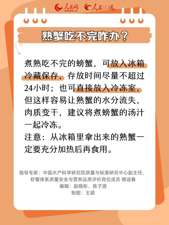 又到吃蟹季 如何选购优质螃蟹？