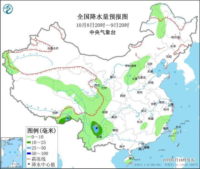 中央气象台：西南地区多阴雨天气 河北河南安徽等地将有雾