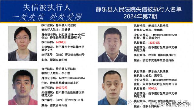 忻州：3男1女被曝光，肖像、住址全公开，和他们打交道谨慎