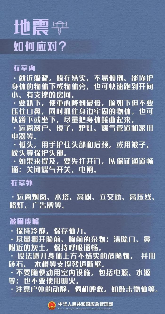 第35个国际减灾日，这些防灾减灾知识请牢记