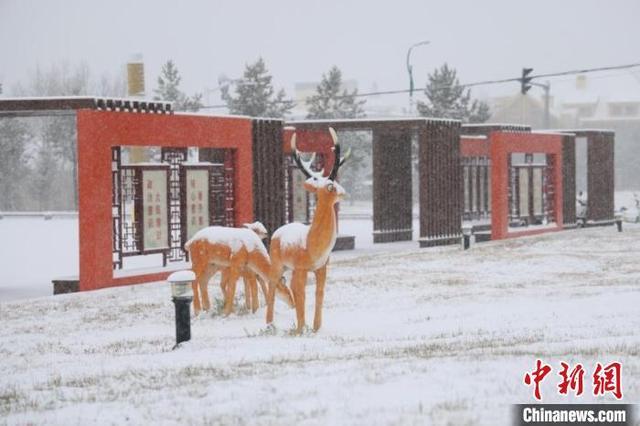 “神州北极”漠河迎来今冬首场暴雪