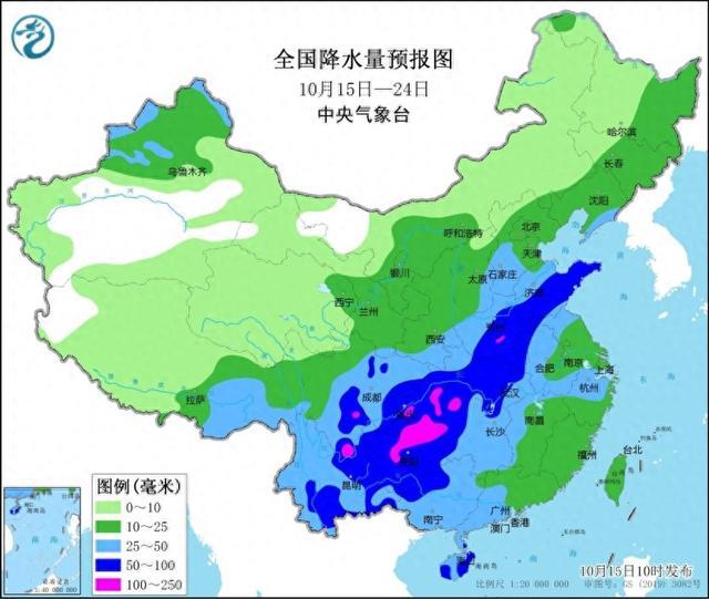 中东部将有大范围降水 强冷空气将影响我国