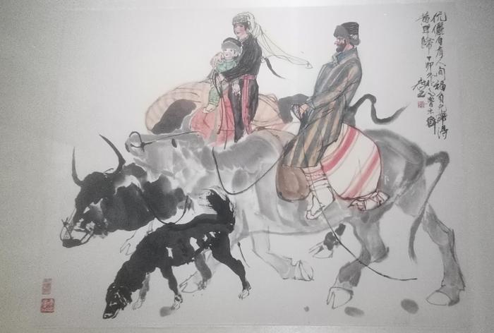 小岛康誉捐赠新疆博物馆书画作品展开展