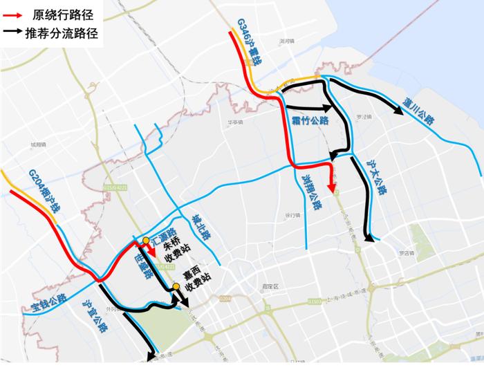 【提示】G15沈海高速江苏段入沪方向即将全封闭施工，请注意绕行→