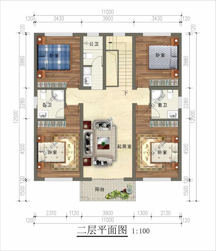 10套带坡屋顶的二层别墅图纸，送给2025年要建房的你