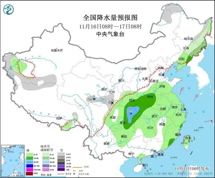 暴雨、暴雪！降温或达16℃！明起新一轮大范围雨雪来袭，注意防范→