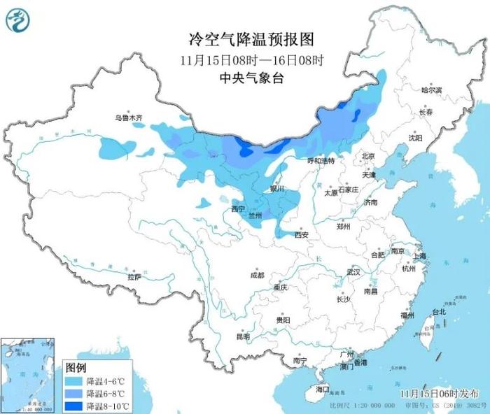 冷空气明天到！48小时内气温将明显下降一个台阶