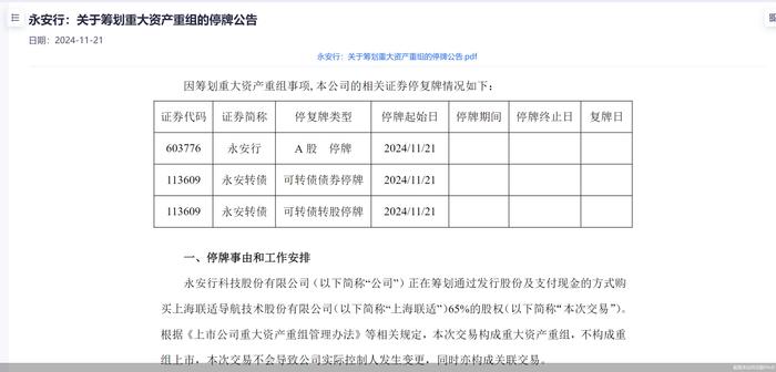 盯上智慧农业领域！永安行拟购联适技术，标的IPO未果